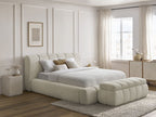 Denali - Lit Coffre - Tissu Bouclette + Bout De Lit
