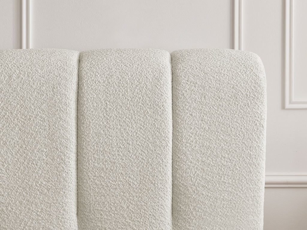 Denali - Lit Coffre - Tissu Bouclette + Bout De Lit