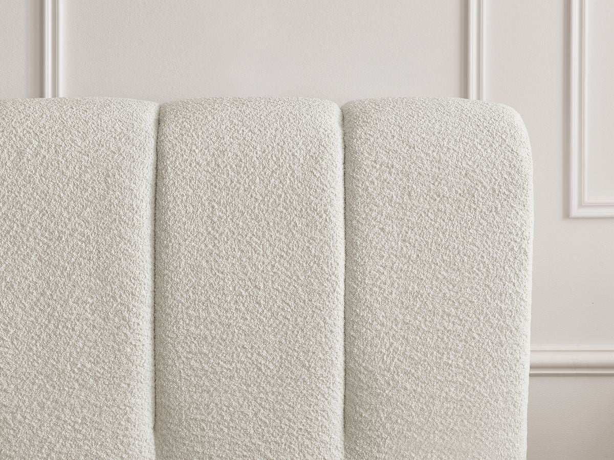 Denali - Lit Coffre - Tissu Bouclette + Bout De Lit