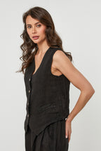 Vest - Black - Women