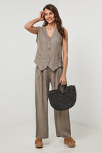 Vest - Taupe - Women