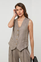 Vest - Taupe - Women