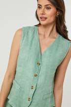 Vest - Green - Women