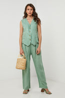 Gilet - Vert - Femme