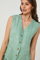Gilet - Vert - Femme