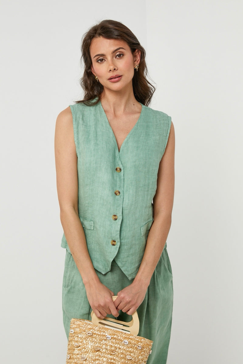 Gilet - Vert - Femme