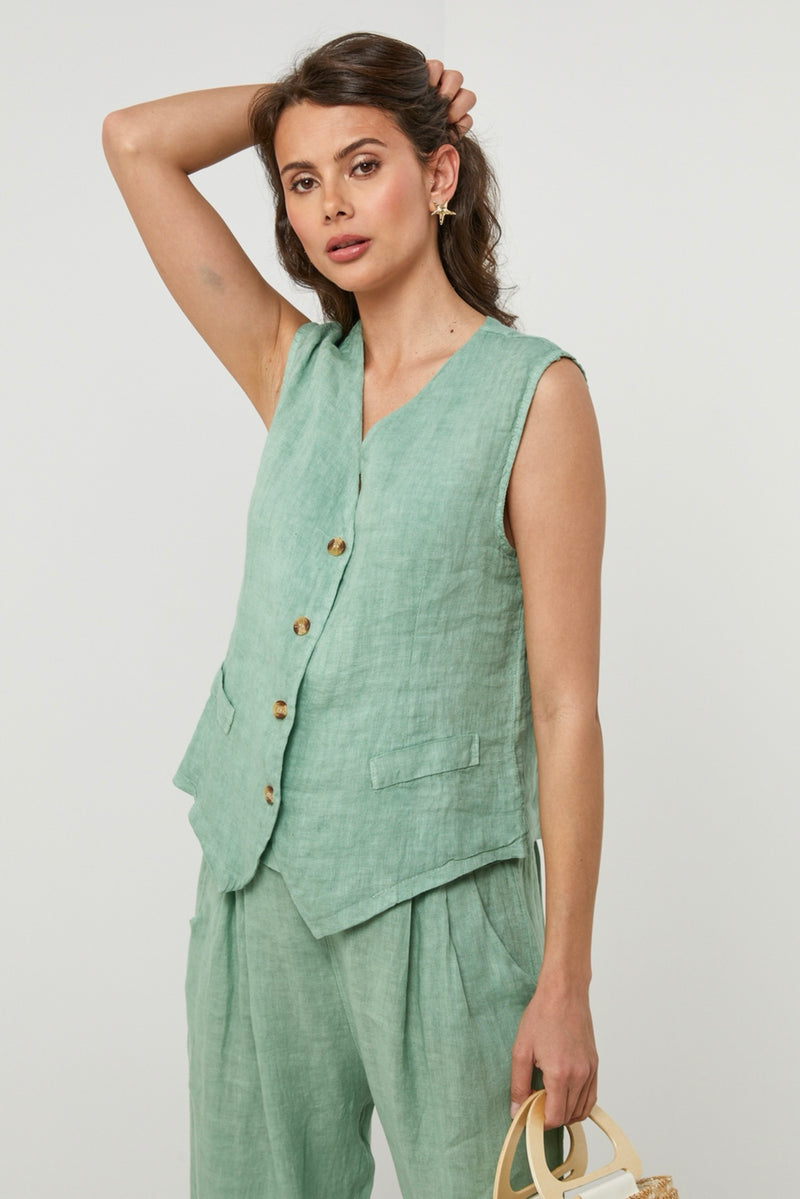 Gilet - Vert - Femme