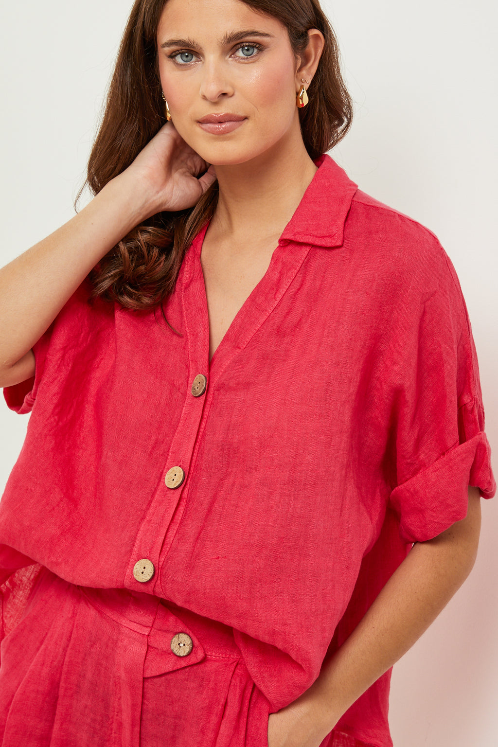 Shirt - Coral - Women