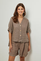 Chemise - Taupe - Femme