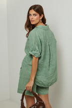 Chemise - Vert - Femme