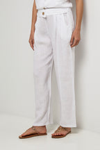 Pantalon - Blanc - Femme
