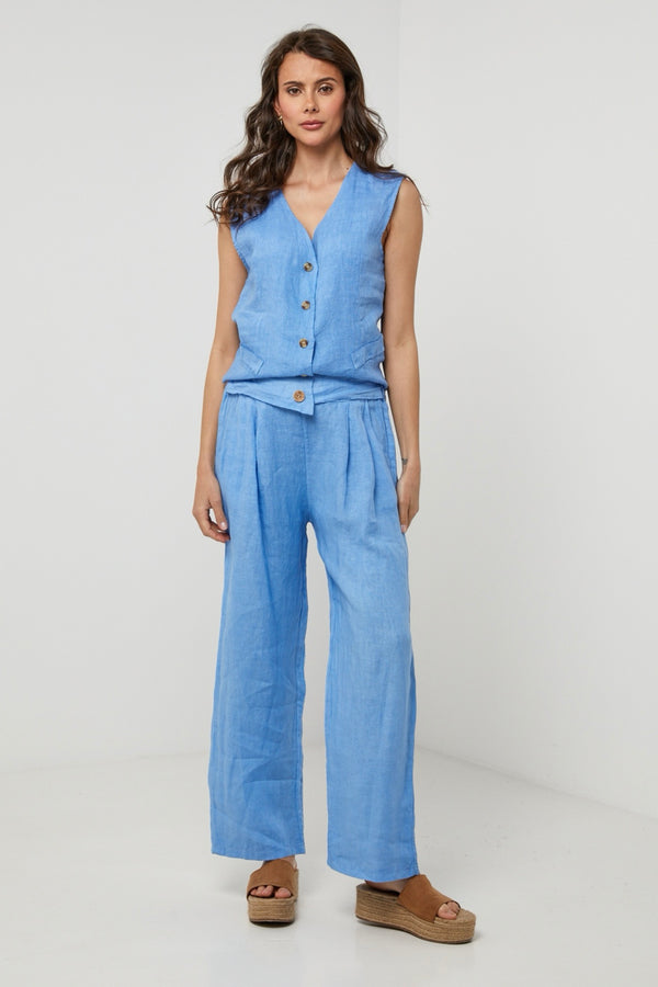 Pantalon - Indigo - Femme