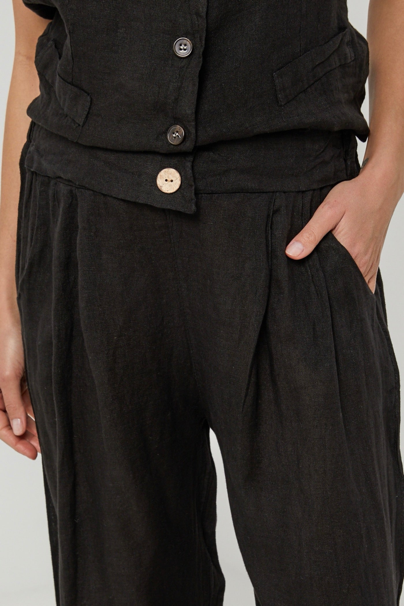 Pantalon - Noir - Femme