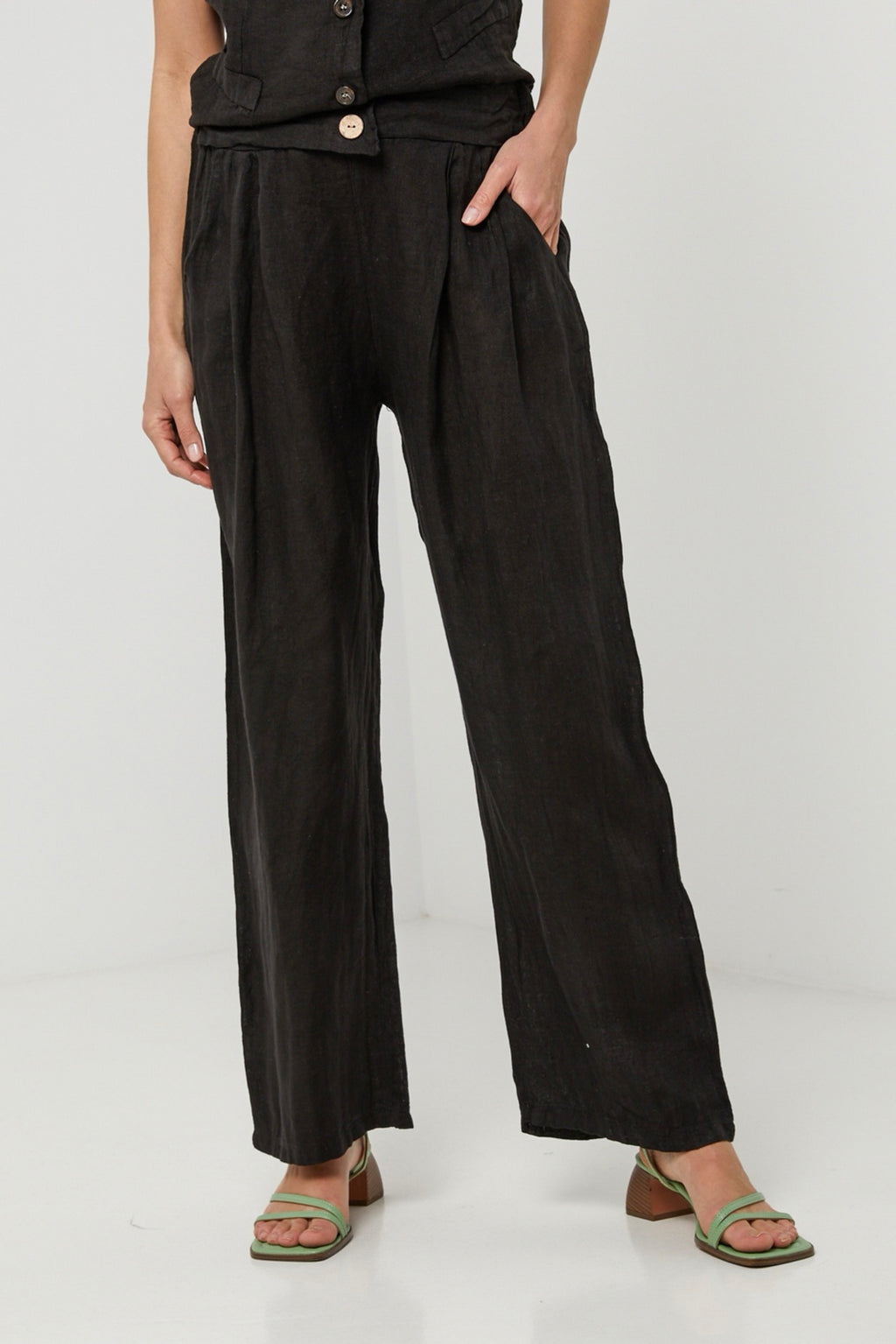 Pantalon - Noir - Femme