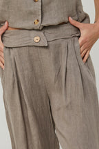 Pantalon - Taupe - Femme