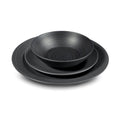Vibe Gray - 18 Piece Service - Stoneware - Gray
