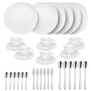 Ensemble Dessert & Goûter 30 Pièces - Sven - Blanc