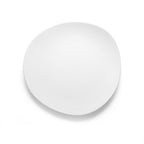 Sven Blanc - Ensemble Dessert & Goûter 30 Pièces - Porcelaine/Acier Inoxydable - Blanc