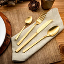 32-Piece Champagne Cutlery Set - Nordic - Champagne