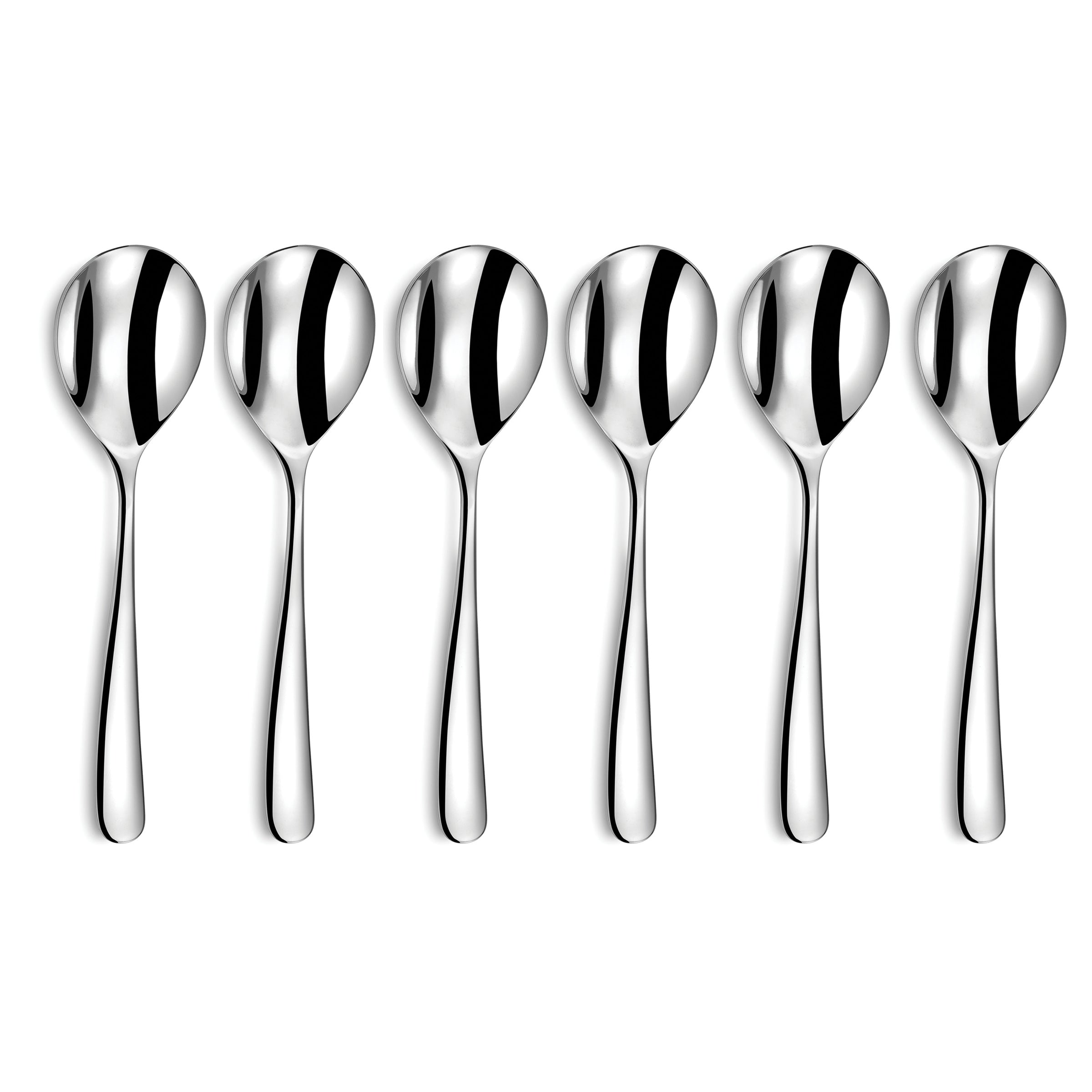 6 Cucharas Gourmandes - Gourmandine - Acero Inoxidable