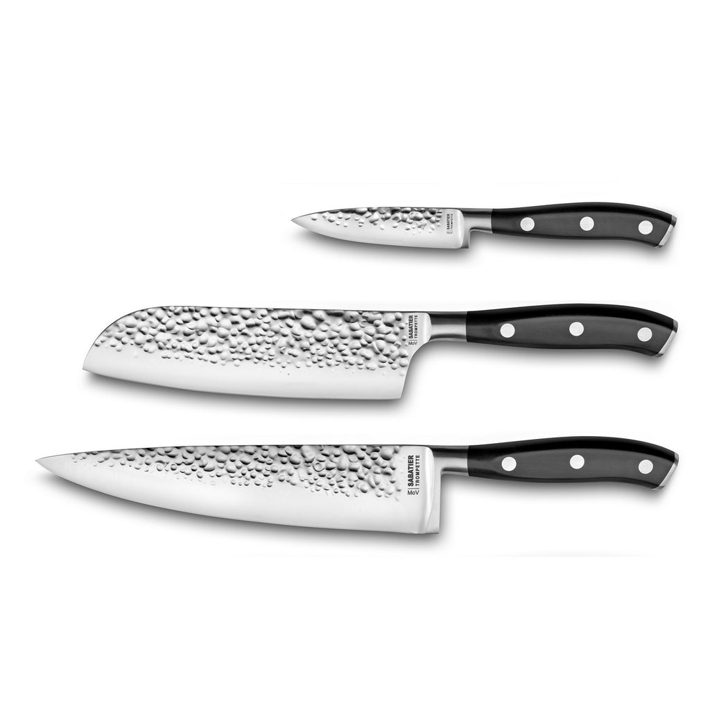 Carbon - Set 3 Couteaux De Cuisine
