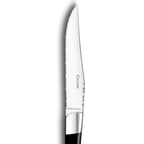Riviera - Set of 6 Steak Knives - Stainless Steel/Abs Handle - Black