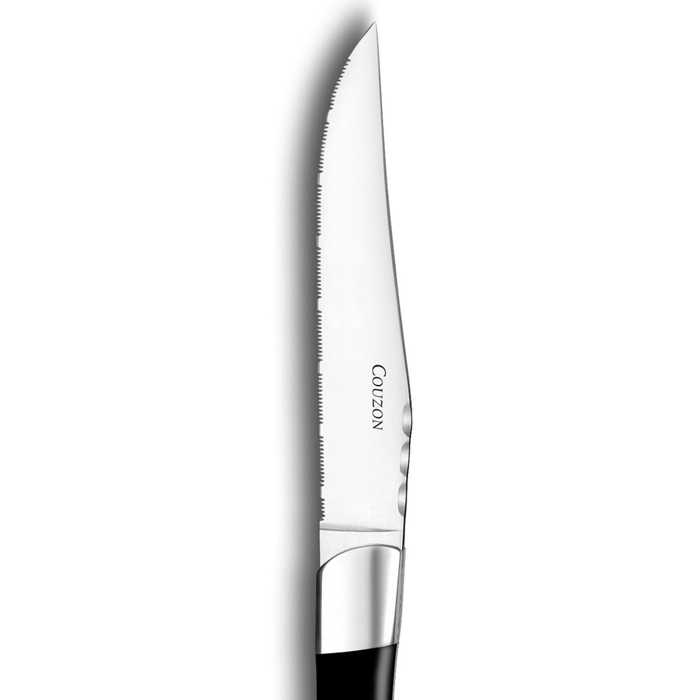 Riviera - Set of 6 Steak Knives - Stainless Steel/Abs Handle - Black