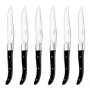 Set 6 Couteaux Steak - Riviera - Noir