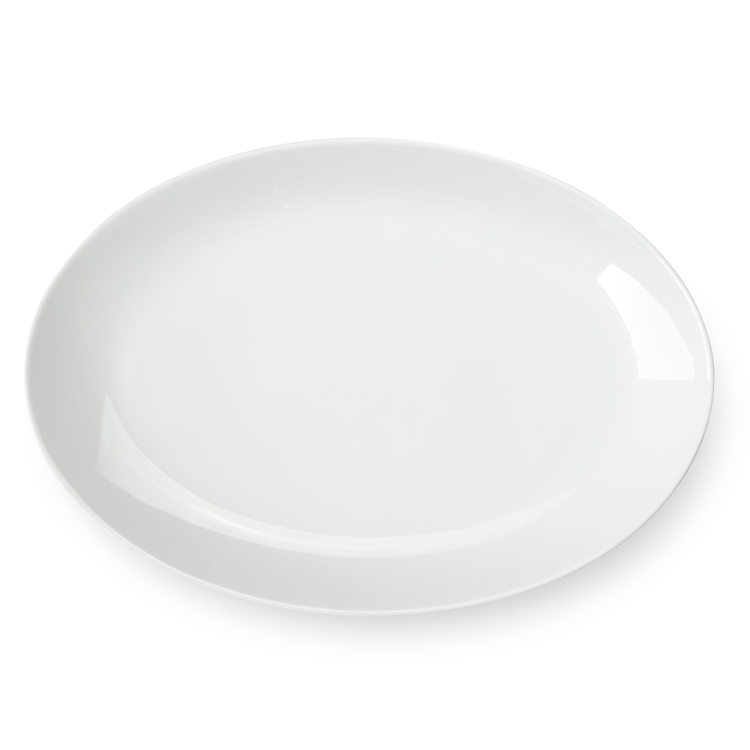 Côme - Oval Dish 38 X 24 Cm - Porcelain - White