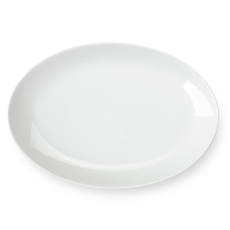 Plato Ovalado - Como - Blanco