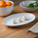 Plato Ovalado - Como - Blanco