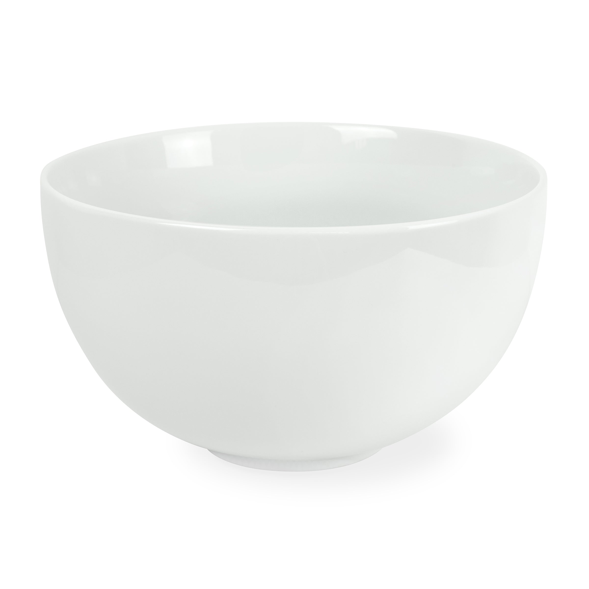 Côme - Ball Salad Bowl 22.5 Cm - Porcelain - White