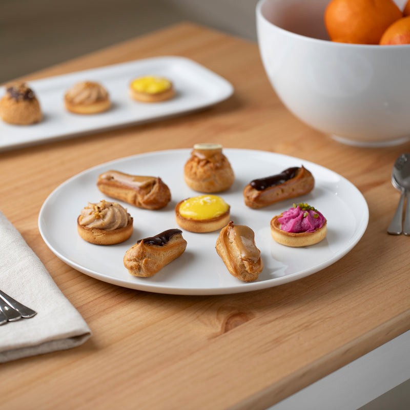 Pie Dish - Como - White