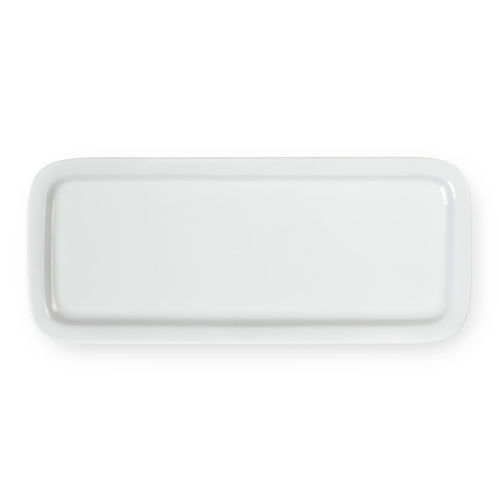 Côme - Cake Dish 37 X 18.7 Cm - Porcelain - White
