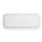 Côme - Cake Dish 37 X 18.7 Cm - Porcelain - White