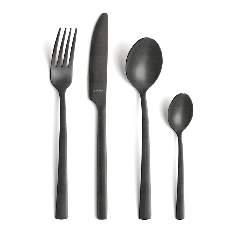 Cutlery 32 Pieces - Alta Black - Black