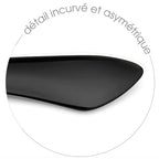 Intuition Noir - Juego de cubiertos de 32 piezas - Acero inoxidable - Negro
