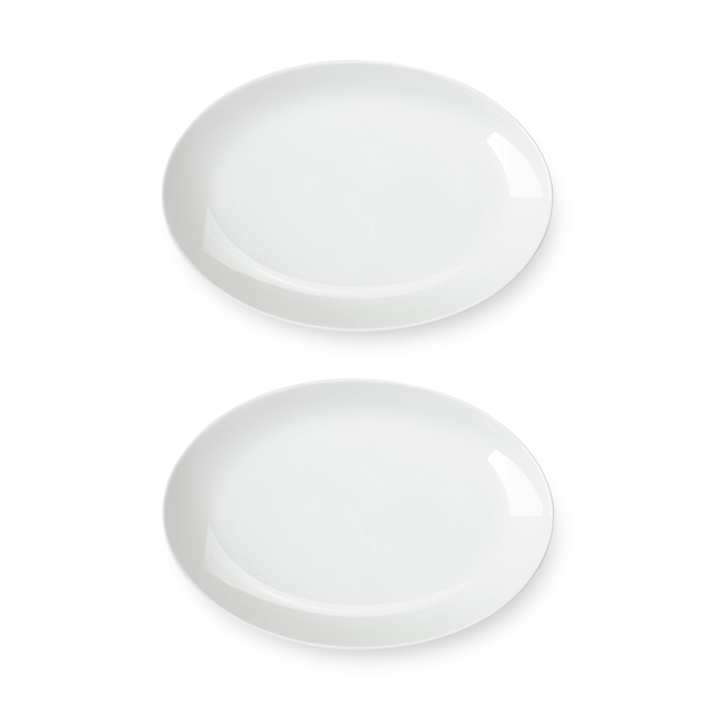 Como - 2 Ravioli 26X15Cm - Porcelain - White
