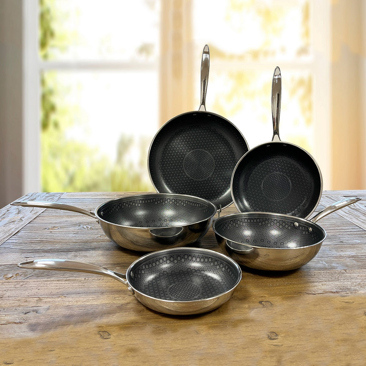 Virtuo - Lot De 2 Poêles - 24/28cm