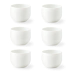 Como - 6 tazas de espresso - Porcelana - Blanco