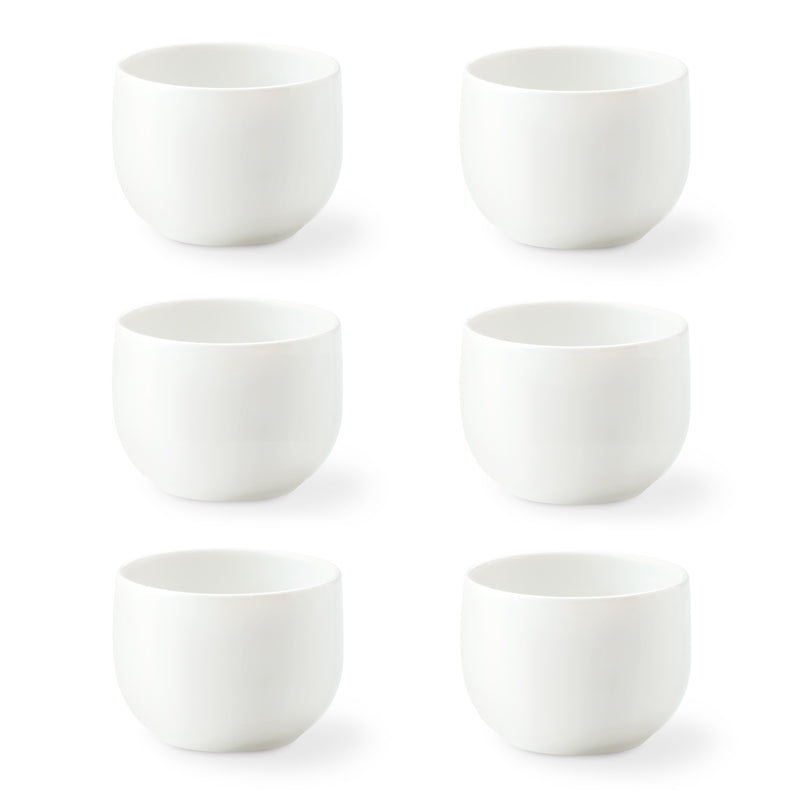 6 Espresso Cups - Como - White