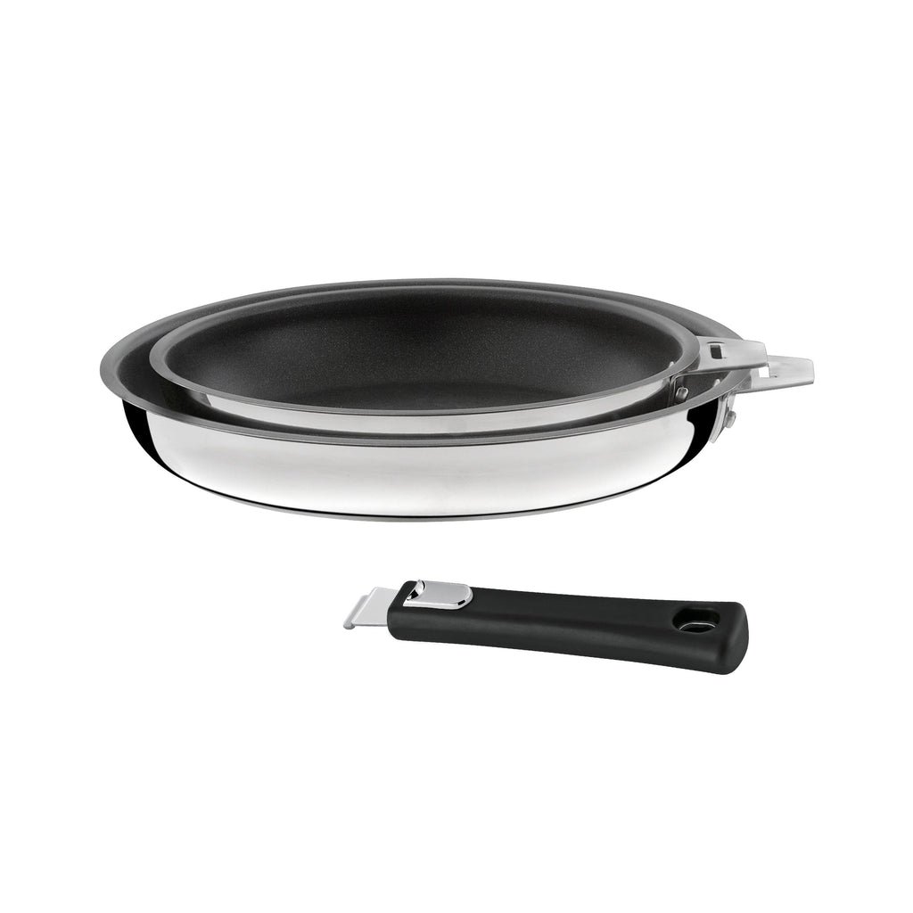 Malice - Set of 2 Pans 20/24cm Ceramic Coating & Handle - Black