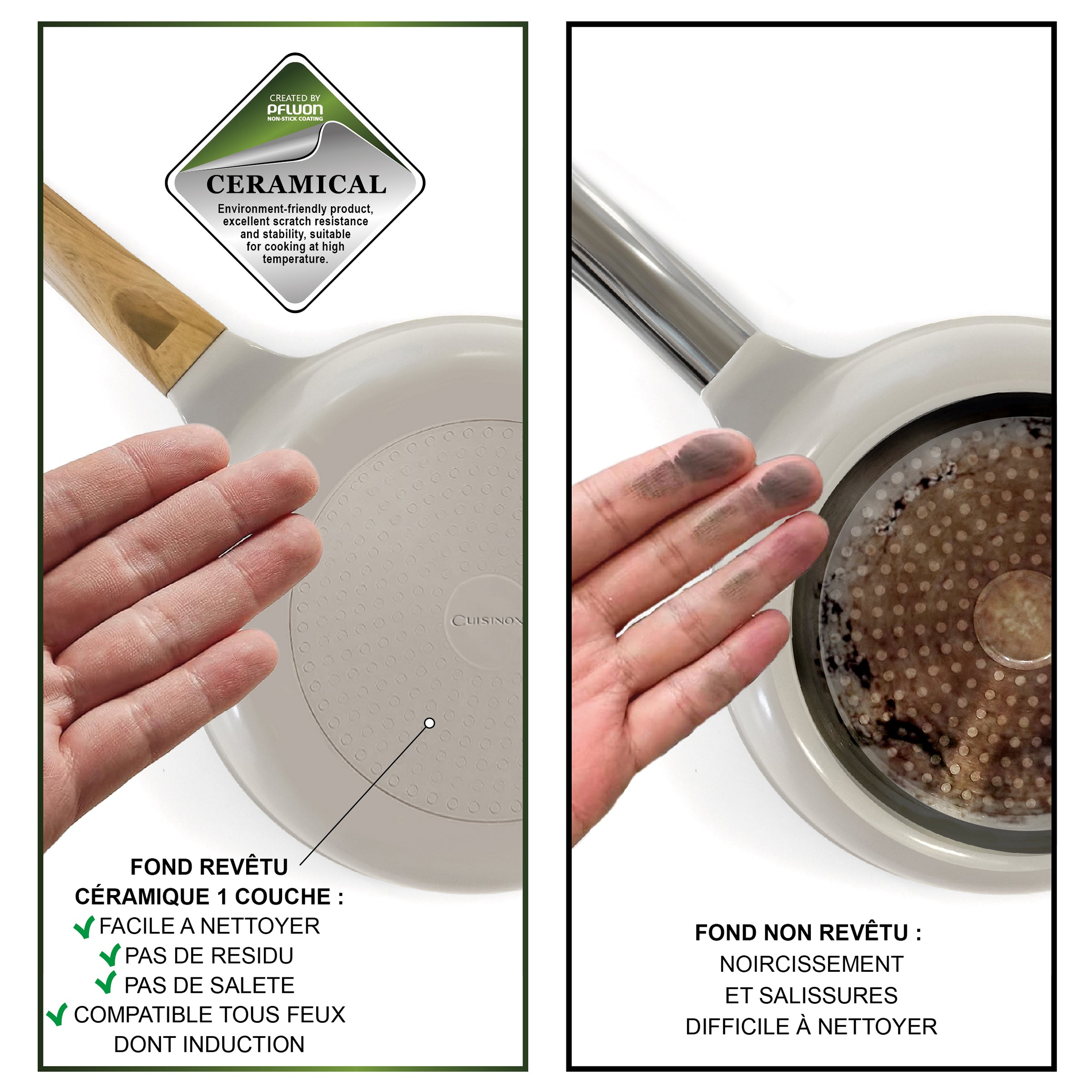 Mythic - Frying Pan - White Ceramic Coating