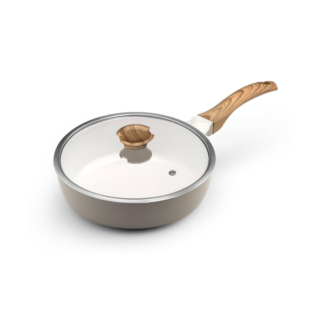 Mythic - 24 cm Sauté Pan - White Ceramic Coating
