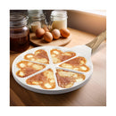 Mythic - Poêle - 6 Cœurs 25.7 Cm - Revêtement En Céramique Blanc