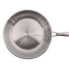 Gourmet - Lot De 1 Poêle Inox 28cm + 1 Sauteuse Inox 24 cm + 1 Pierre D'Argent Citron 300g (Entretien De L'Inox)