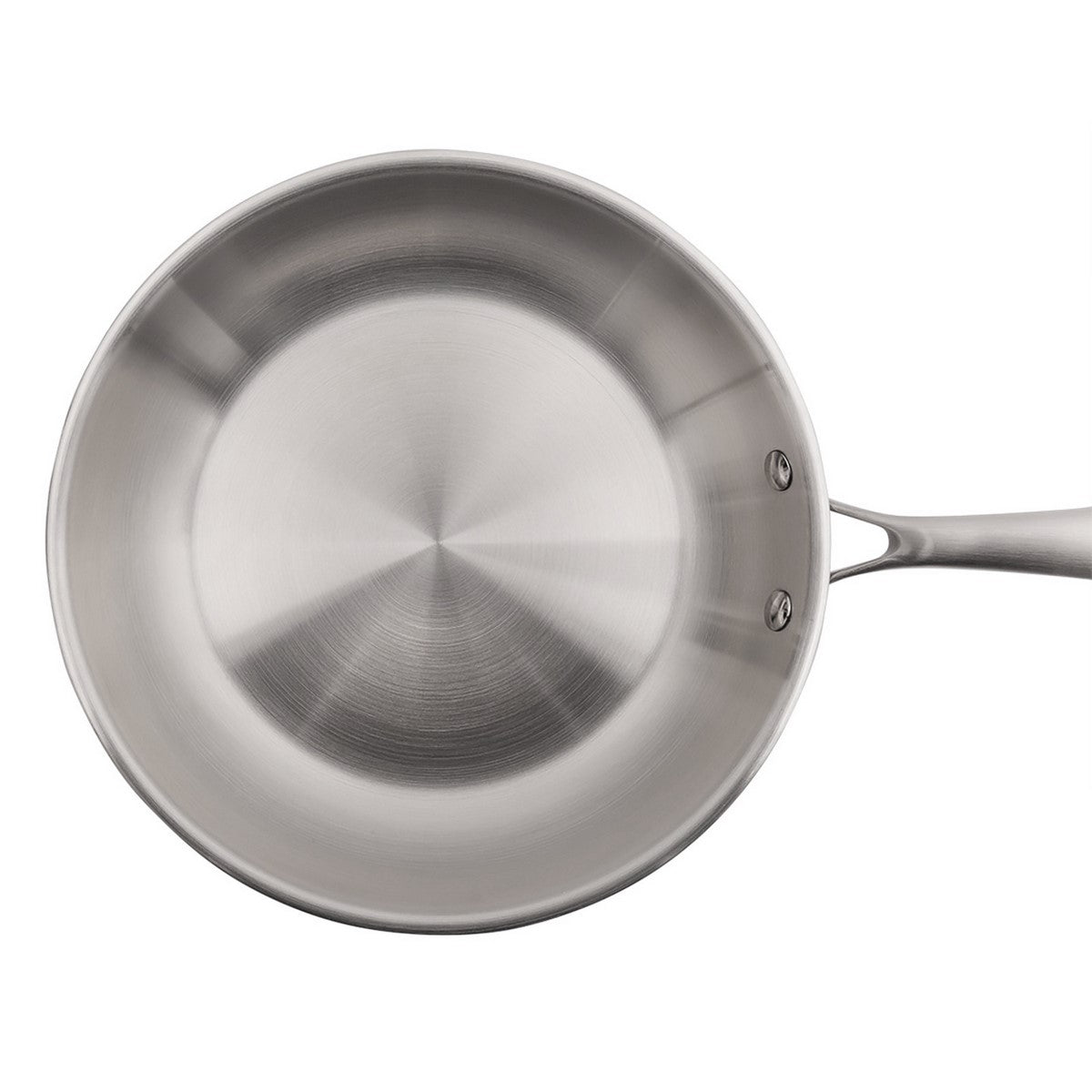 Gourmet - Lot De 1 Poêle Inox 28cm + 1 Sauteuse Inox 24 cm + 1 Pierre D'Argent Citron 300g (Entretien De L'Inox)