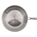 Gourmet - Lot De 1 Poêle Inox 28cm, 1 Sauteuse Inox 24 cm, 1 Pierre D'Argent® Citron 300 G (Entretien De L'Inox)