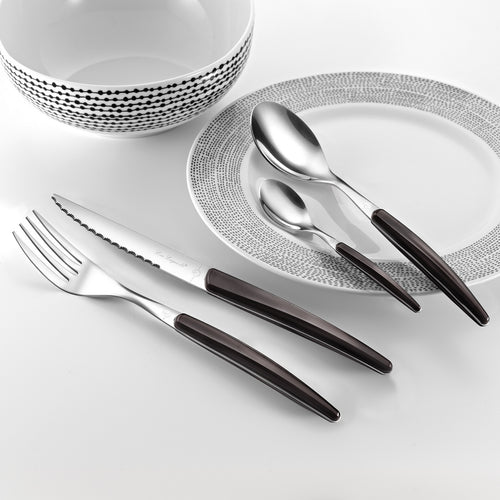 Nevada Noir - Ménagère 24 Pièces