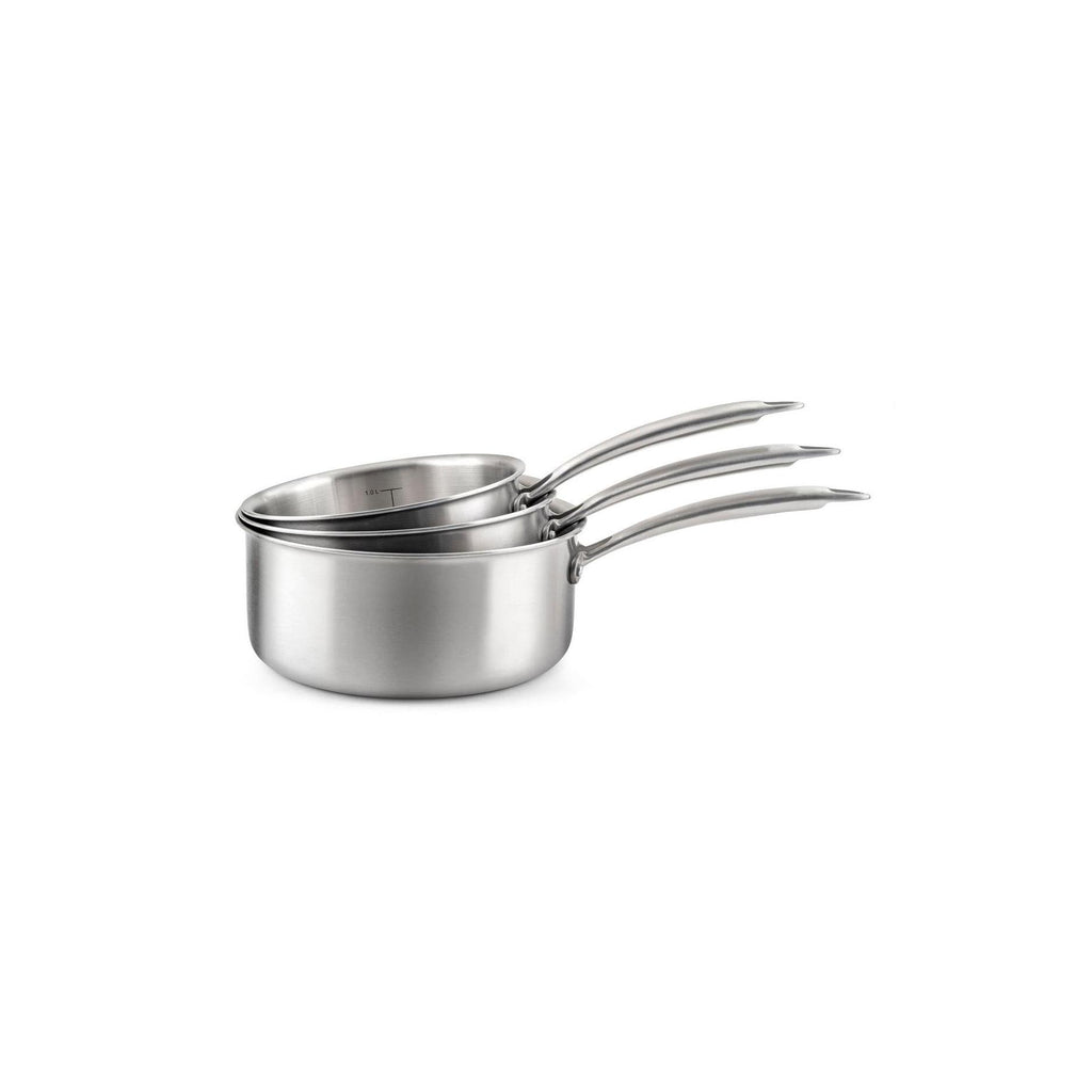 Gourmet - Set of 3 Saucepans 16/18/20cm - Stainless Steel